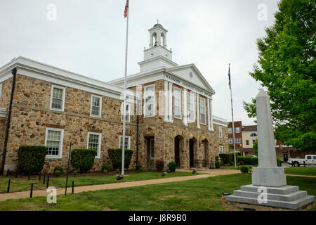 Warren County Courthouse, 1 East Main Street, Front Royal, Virginia Stockfoto