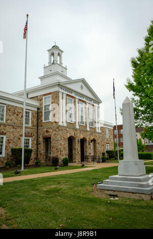 Warren County Courthouse, 1 East Main Street, Front Royal, Virginia Stockfoto