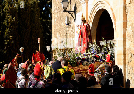 Die Endiablada ist die Bezeichnung für eine festliche uralten Tradition in Almonacid del Marquesado Provinz Cuenca, gefeiert am Tage 1, 2 und 3 Regelenergie Stockfoto