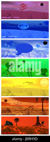 Illustration, Satz, Farben, Farben, Piktogramm, Symbol, Piktogramm, Handel Stockfoto