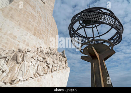 Denkmal der Entdeckungen, Padrão Dos Descobrimentos, Belém, Lissabon, Portugal Stockfoto