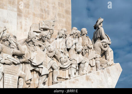 Denkmal der Entdeckungen, Padrão Dos Descobrimentos, Belém, Lissabon, Portugal Stockfoto