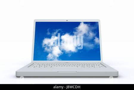 echte Cloud-services Stockfoto