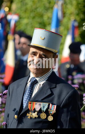 "Harkis Day" Feier in La Gijon, in der Nähe von Lyon (Südost-Frankreich) Stockfoto