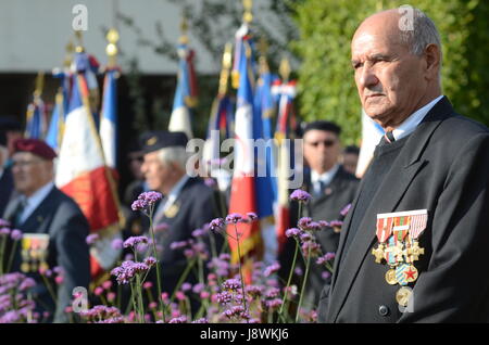 "Harkis Day" Feier in La Gijon, in der Nähe von Lyon (Südost-Frankreich) Stockfoto