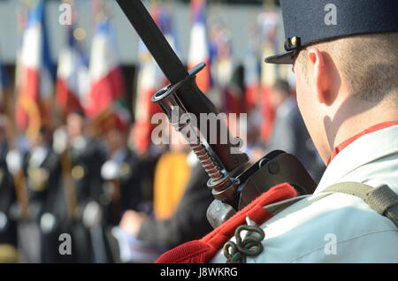 "Harkis Day" Feier in La Gijon, in der Nähe von Lyon (Südost-Frankreich) Stockfoto