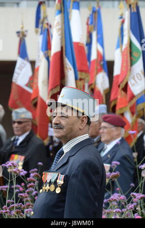 "Harkis Day" Feier in La Gijon, in der Nähe von Lyon (Südost-Frankreich) Stockfoto