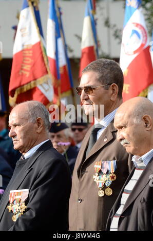 "Harkis Day" Feier in La Gijon, in der Nähe von Lyon (Südost-Frankreich) Stockfoto