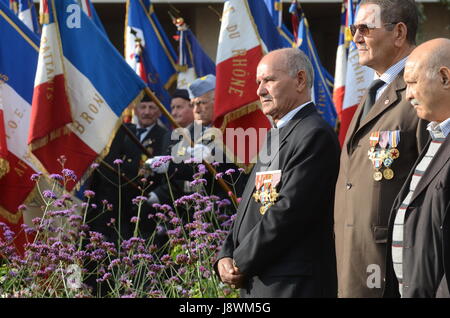 "Harkis Day" Feier in La Gijon, in der Nähe von Lyon (Südost-Frankreich) Stockfoto