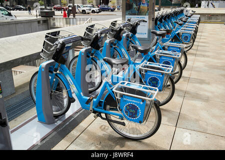 Indego Philadelphia Bike-sharing-Vermietung Schema USA Stockfoto