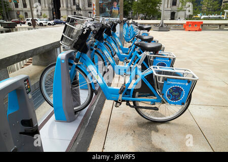 Indego Philadelphia Bike-sharing-Vermietung Schema USA Stockfoto