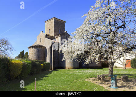 9. Jahrhundert karolingischen Oratorium, Germigny des Prés, La Loiret, Frankreich Stockfoto