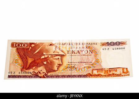 griechische Drachme Stockfoto