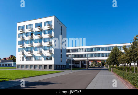 Das Bauhaus Dessau, Sachsen-Anhalt, Deutschland Stockfoto