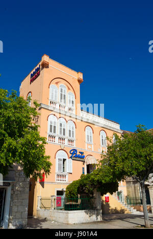 Hotel Porin, Marineta, Meer Promenade, Makarska, Dalmatien, Kroatien Stockfoto