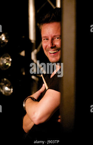 Jo Burt erklingt in Christchurch Festival 2013 Stockfoto