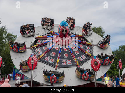 Bournemouth, UK. 28. Mai 2017. Jährliche Sport und Musik-Festival zieht Rugby, Korbball, Hockey und Dodgball Teams aus ganz über dem Land und ab Stockfoto