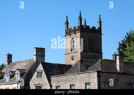 Kirche in der Wold Gloucestershire England. Stockfoto