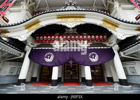 Die Kabuki-Za Theater in Ginza, Tokyo. Stockfoto