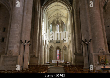 Saint-Malo Kirche in Dinan, Frankreich. Stockfoto