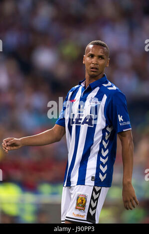 Madrid, Spanien. 27. Mai 2017. Deyverson (Alaves) Fußball: Copa del Rey Finale match zwischen FC Barcelona 3-1 Deportivo Alaves im Estadio Vicente Calderón in Madrid, Spanien. Bildnachweis: Maurizio Borsari/AFLO/Alamy Live-Nachrichten Stockfoto