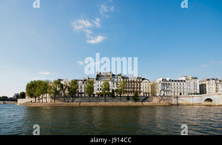 Ile de Saint-Louis Stockfoto