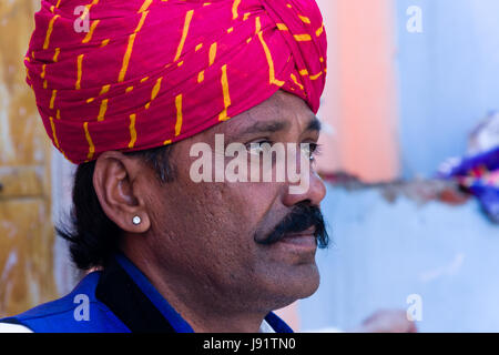 Kalbelia Nomaden von Rajasthan, Indien Stockfoto