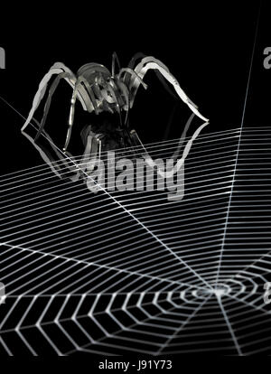 Tier, Spielzeug, Spinne, Halloween, Dekoration, dunkel, Gefahr, Kunst, Kunstwerk, Stockfoto