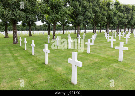 VERDUN, Frankreich - 19. August 2016: Amerikanische Friedhof in der Nähe von Romagne-Sous-Faucon für ersten Weltkrieg bei der Schlacht um Verdun Gefallenen Soldaten Stockfoto