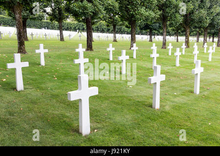 VERDUN, Frankreich - 19. August 2016: Amerikanische Friedhof in der Nähe von Romagne-Sous-Faucon für ersten Weltkrieg bei der Schlacht um Verdun Gefallenen Soldaten Stockfoto