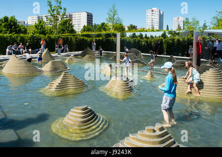 Garten des Geistes an IGA 2017 internationales Gartenfestival (internationale Garten Ausstellung) in Berlin, Deutschland Stockfoto