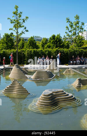 Garten des Geistes an IGA 2017 internationales Gartenfestival (internationale Garten Ausstellung) in Berlin, Deutschland Stockfoto