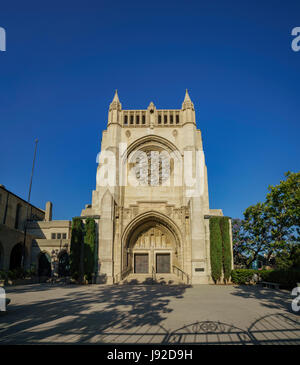 Los Angeles, Mai 28: Der historische erste Congregational Kirche in Los Angeles am 28. Mai 2017 bei 540 South Commonwealth Avenue, Los Angeles, California Stockfoto