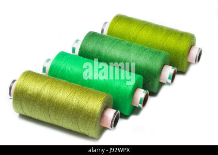 farbige Baumwolle Walzen Stockfoto