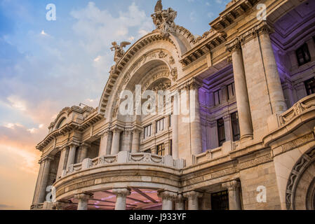 Bellas Artes - schönen Palast der Künste in Mexiko-Stadt, einer der schönsten Bauten in Lateinamerika. Stockfoto