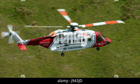 HM-Küstenwache Hubschrauber "Rettet 936" Stockfoto