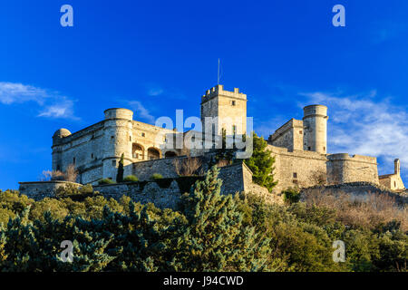 Frankreich, Vaucluse, Le Barroux, das Schloss Stockfoto