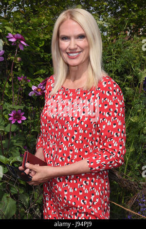 Anneka Rice, RHS Chelsea Flower Show, Royal Hospital Chelsea, Chelsea, London. UK 22.05.17 Stockfoto