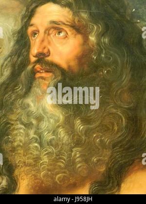 Rubens-Studie von zwei Köpfen Stockfoto