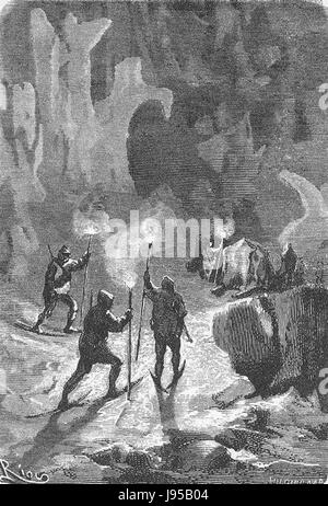 "Das Feld des Eises" von Riou und Montaut 095 Stockfoto