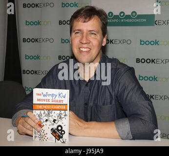 New York, New York, USA. 4. Juni 2017. Autor JEFF KINNEY besucht die BookCon 2017 Tag 2-Veranstaltung im Jacob Javits Center. Bildnachweis: Nancy Kaszerman/ZUMA Draht/Alamy Live-Nachrichten Stockfoto