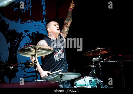 Landgraaf, Niederlande 4. Juni 2017 Rancid Höchstleistungen live Pinkpop Festival 2017 © Roberto Finizio / Alamy Live News Stockfoto