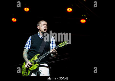 Landgraaf, Niederlande 4. Juni 2017 Rancid Höchstleistungen live Pinkpop Festival 2017 © Roberto Finizio / Alamy Live News Stockfoto