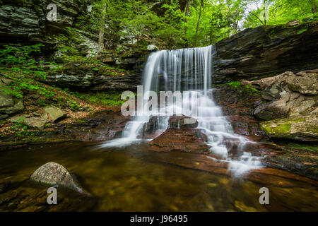 B. Reynold fällt, im Ricketts Glen State Park, Pennsylvania. Stockfoto