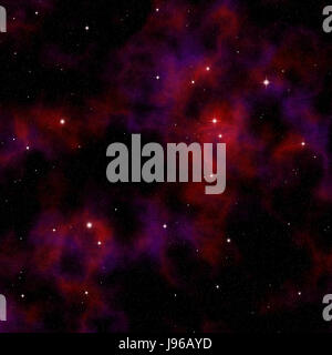 Deep Space Nebel illustriert Hintergrund Stockfoto