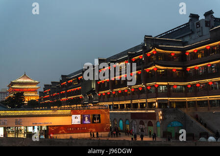 Einkaufszentrum in zentralen Xi ' an, Provinz Shaanxi, China Stockfoto