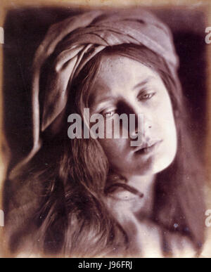 Studie von Beatrice Cenci, durch Julia Margaret Cameron Stockfoto