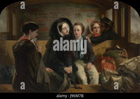 Abraham Solomon zweiter Klasse der Abschied "somit Teil wir reich an Trauer Abschied Arme" Google Art Project Stockfoto