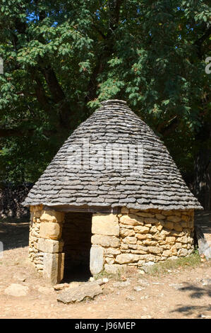 Frankreich, Hütten, Bau, Spaziergang, gehen, gehen, Wandern, Denkmal, Firma, fest, Stockfoto