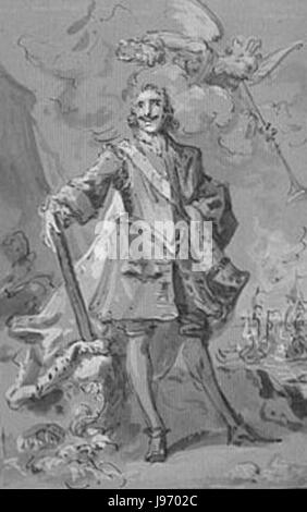 Porträt du Tsar Pierre Ier Par Oudry Stockfoto